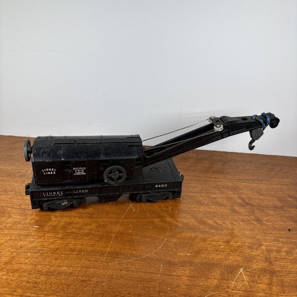 ORIGINAL‎ LIONEL 6460 OPERATING WORK CRANE POSTWAR